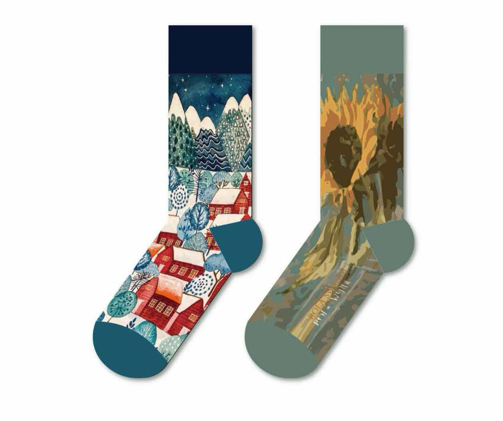 French-style lightweight luxury animal socks