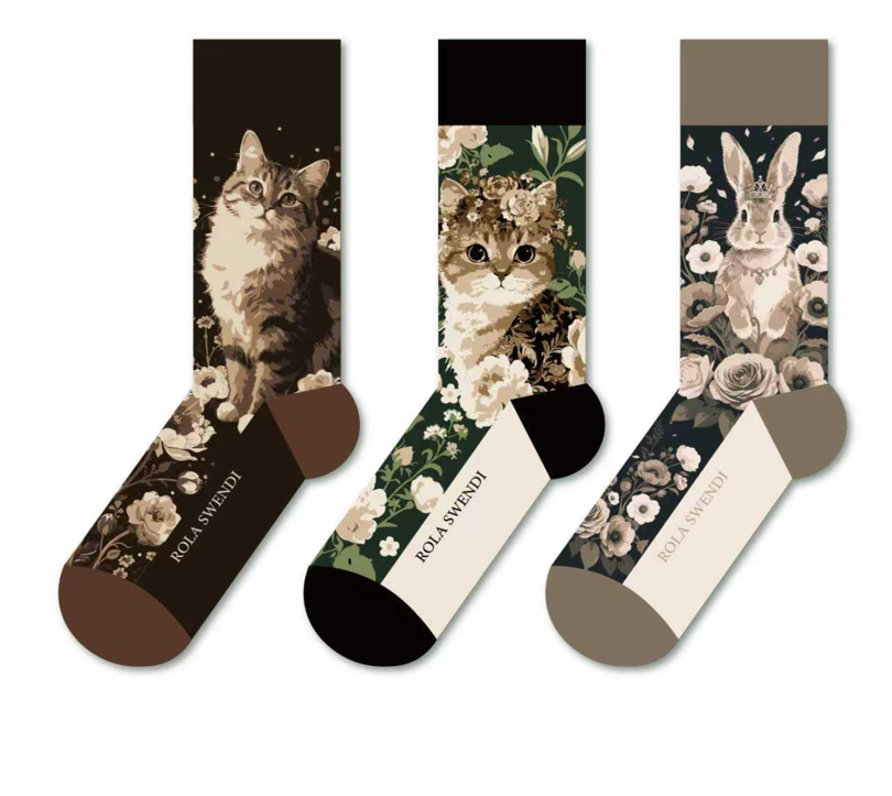 French Animal Collection Socks