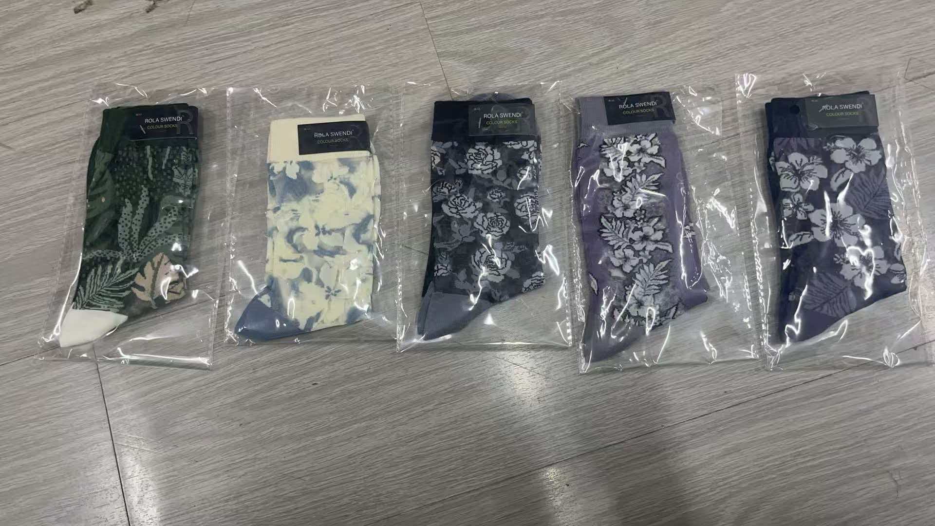 Spring/Summer Thin Cartoon Dark-colored Socks