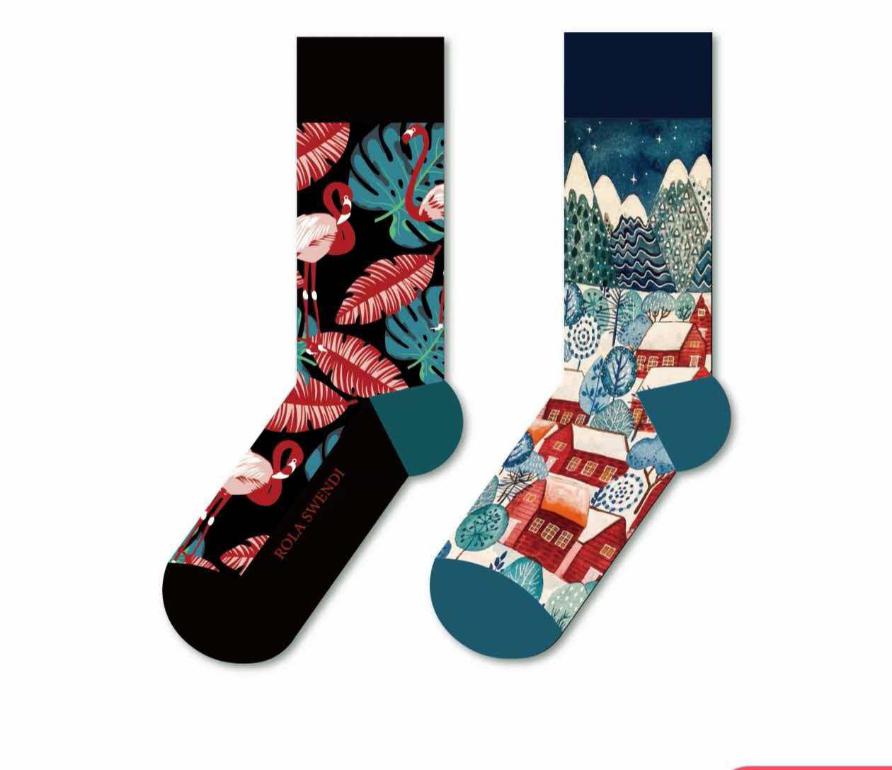 French-style lightweight luxury animal socks