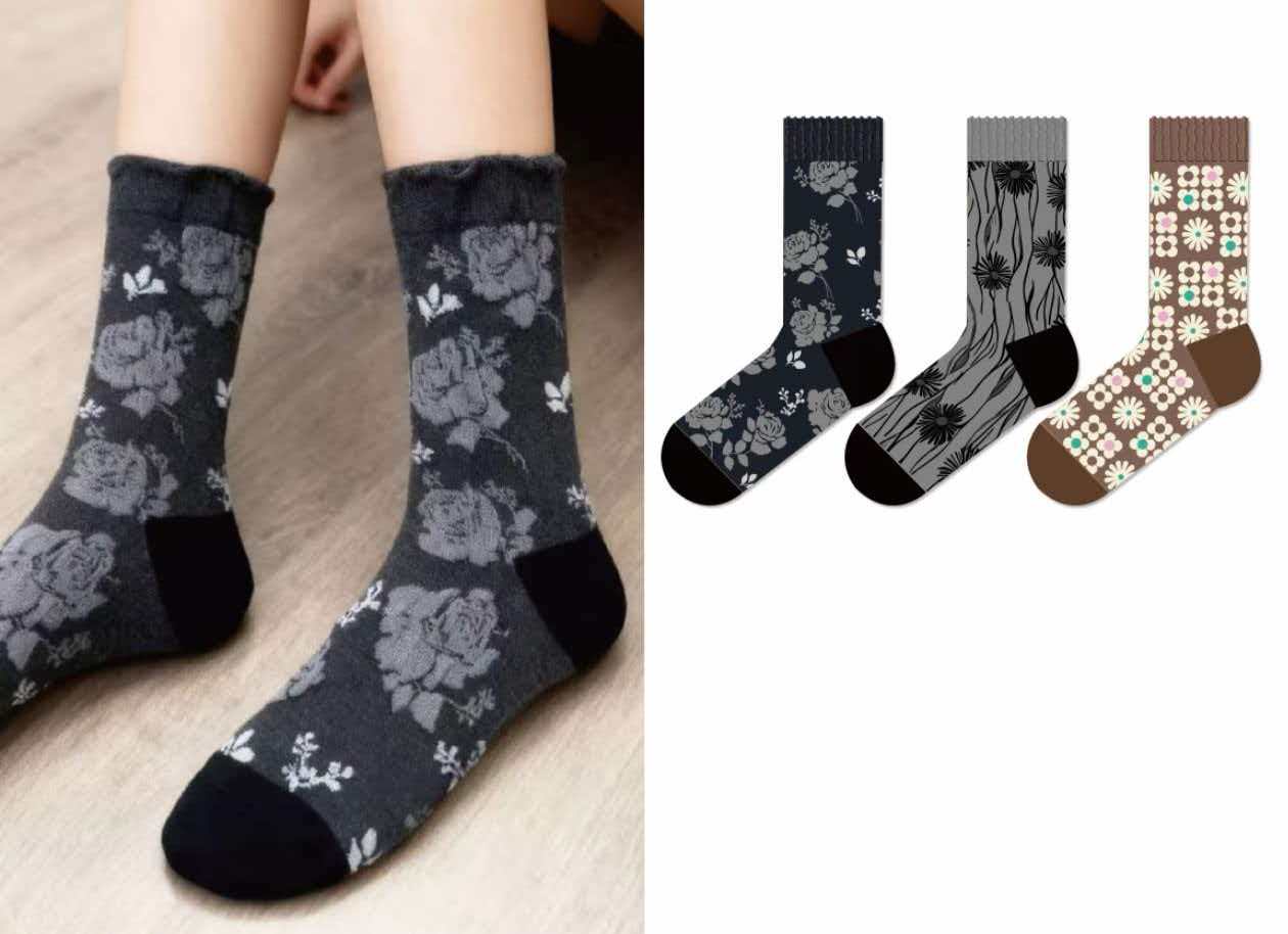 Autumn/Winter Breathable Light Luxury Socks Collection