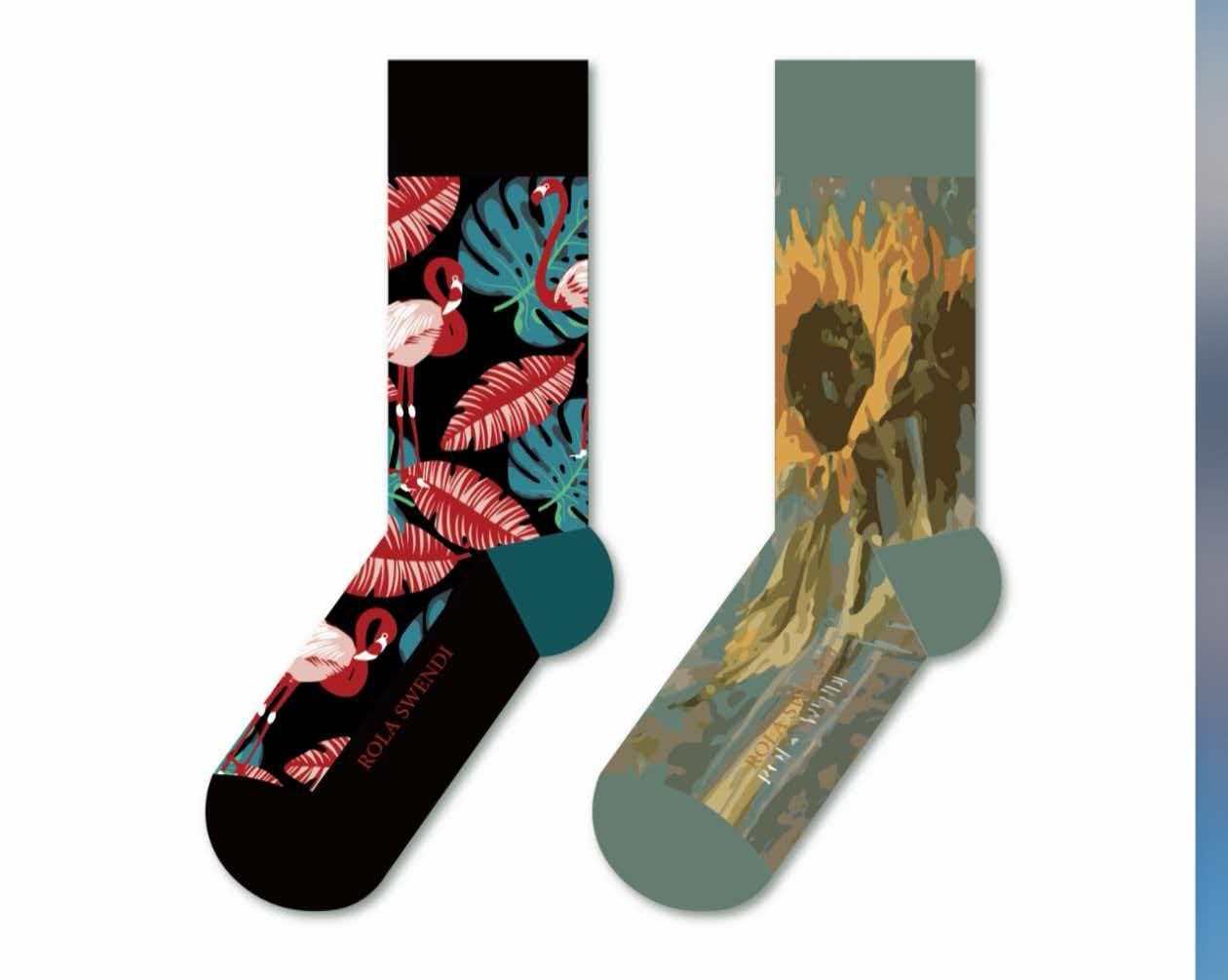 French-style lightweight luxury animal socks