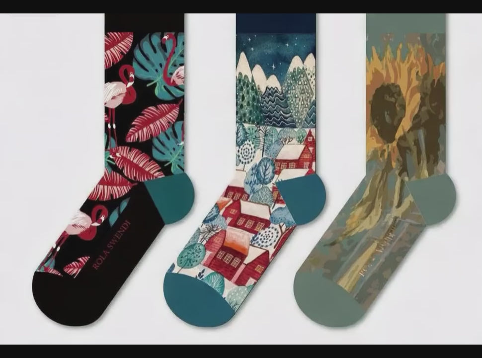 French-style lightweight luxury animal socks